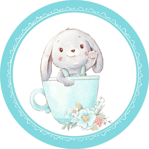 Friends andamp; Peace Nyuszis falmatrica, kör formájú | 50 cm x 50 cm-től