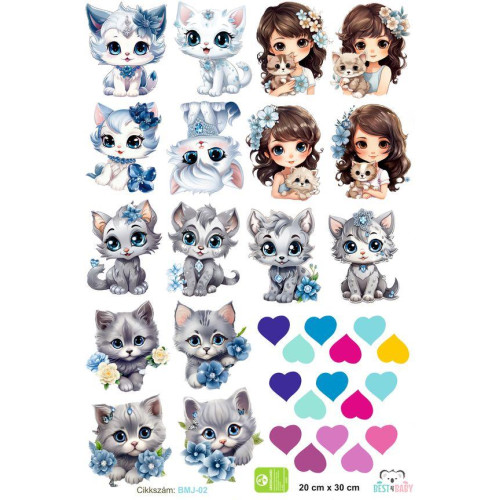 Cicás gyerek kerékpár matrica | 20 cm x 30 cm