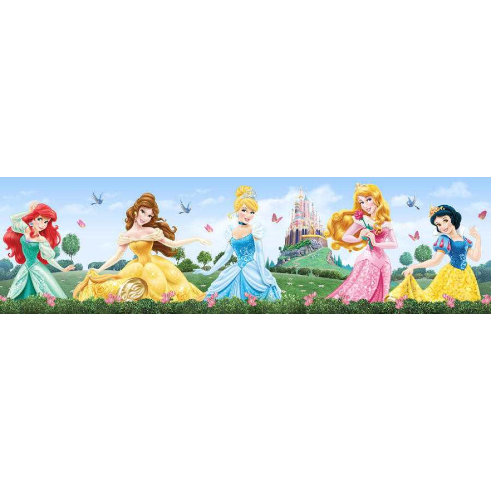 Disney Hercegnős öntapadós bordűr, tapétacsík | 500 cm x 14 cm