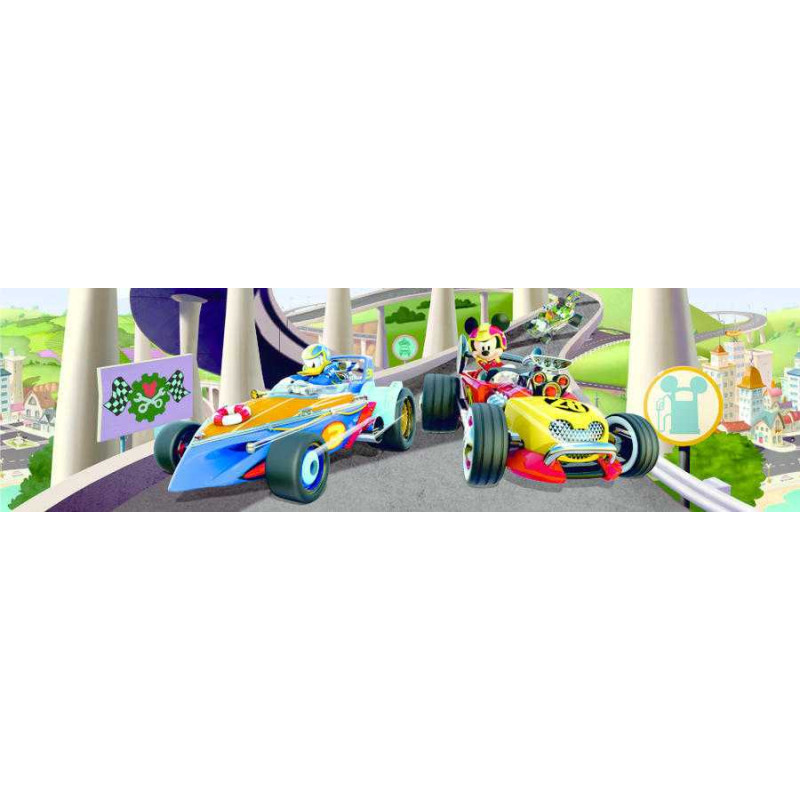 Mickey egér, Donald kacsa rally bordűr | 500 cm x 14 cm Mickey egér, Donald kacsa rally bordűr | 500 cm x 14 cm