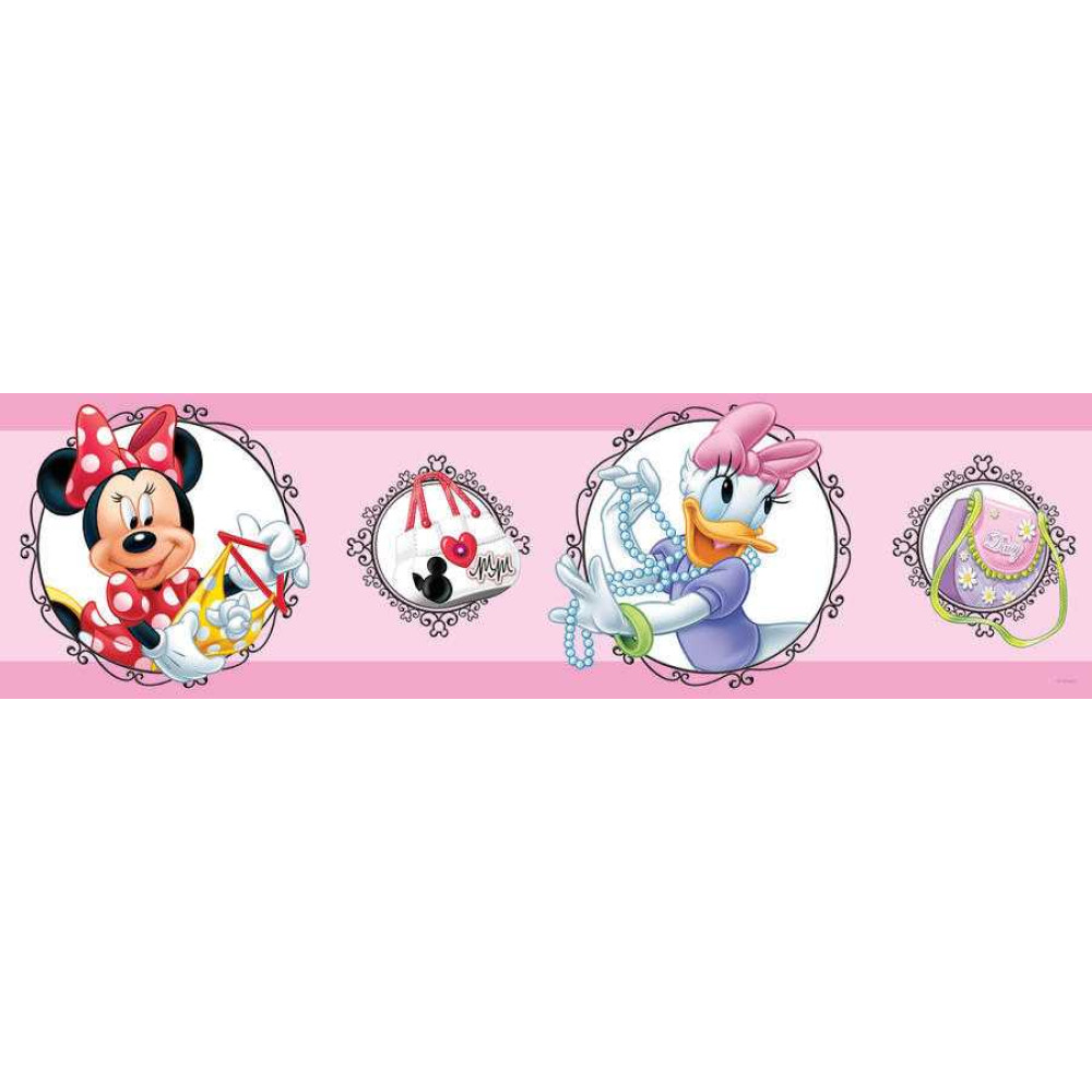 Walt Disney bordűr, Minnie egér és Daisy kacsa | 500 cm x 14 cm