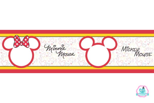 Minnie egeres bordűr |  500  cm x 14 cm
