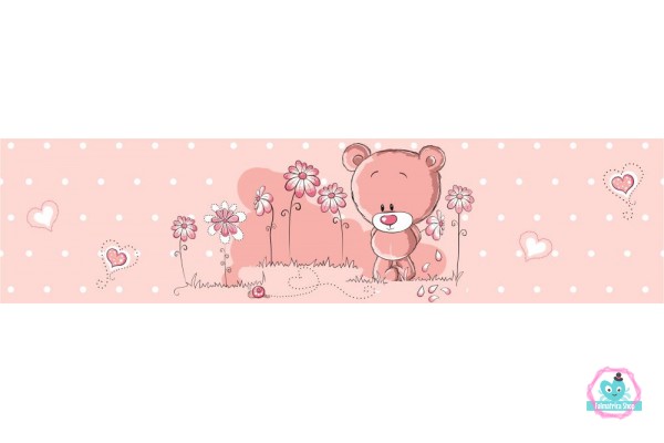 Pink macis bordűr |  500  cm x 10 cm