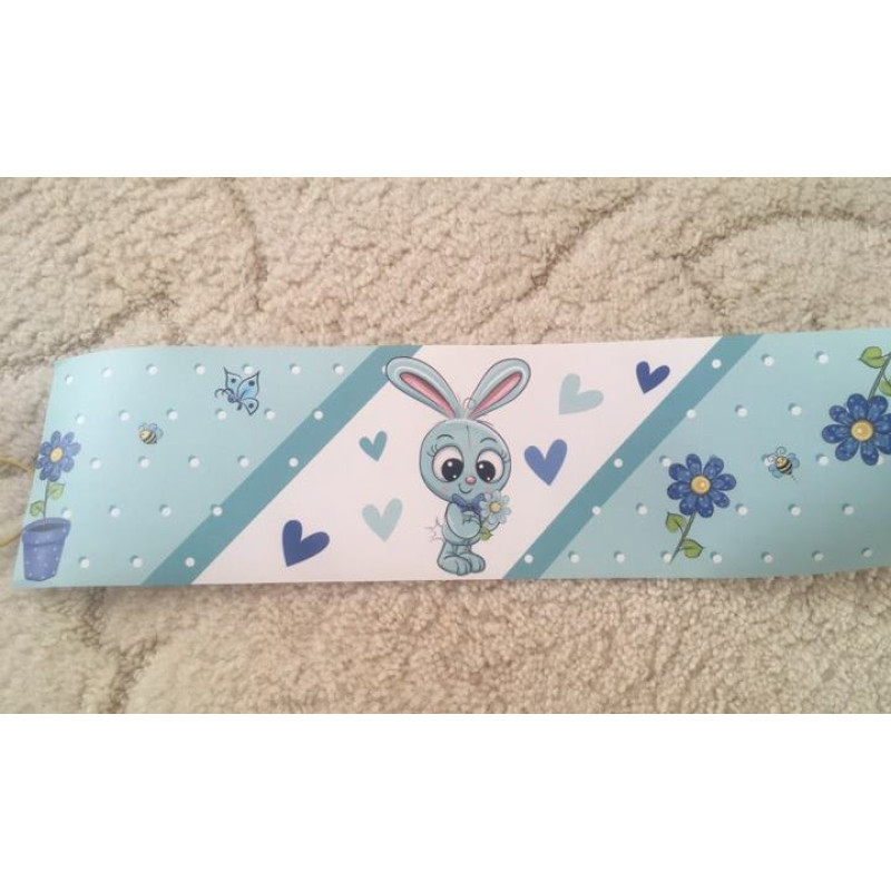 Fiú nyuszis bordűr | 500 cm x 10 cm