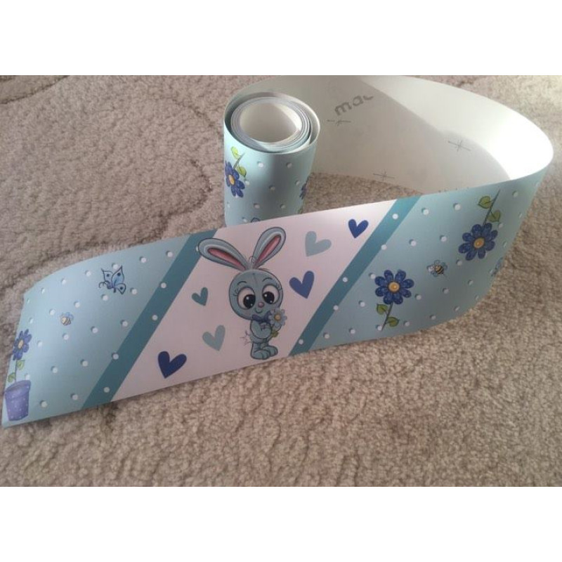 Fiú nyuszis bordűr | 500 cm x 10 cm