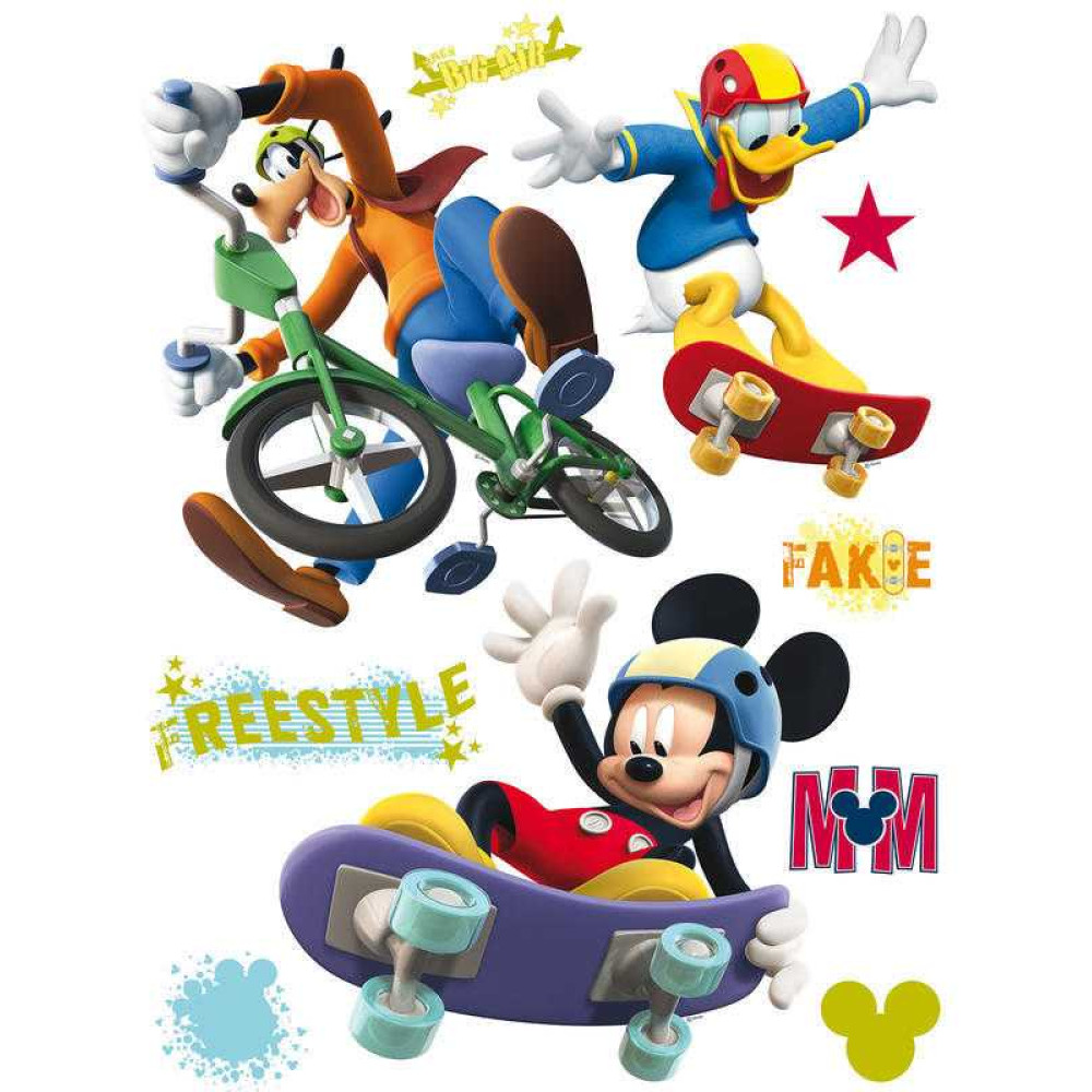 Mickey egér, Donald kacsa, Goffy falmatrica | 85 cm x 65 cm