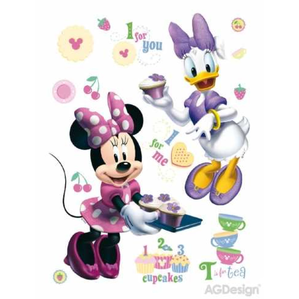 Minnie egér és Daisy kacsa cukrászdája | 85 cm x 65 cm