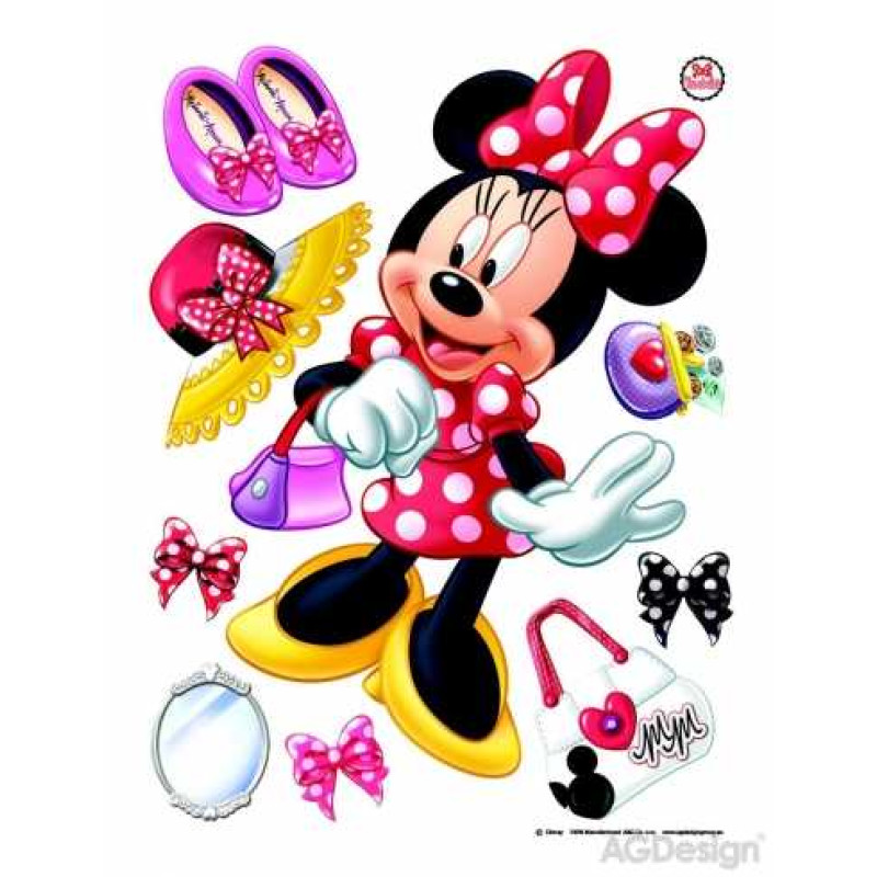 Minnie egér falmatrica | 85 cm x 65 cm Minnie egér falmatrica | 85 cm x 65 cm