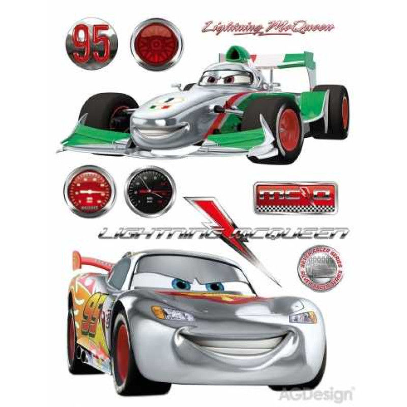 Villám Mcqueen matrica | 85 cm x 65 cm