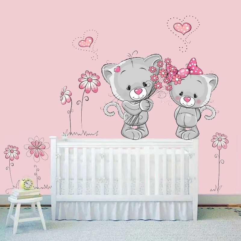 Cicák szerelmes pár | 35 db-os szett | 70 cm x 45 cm-től