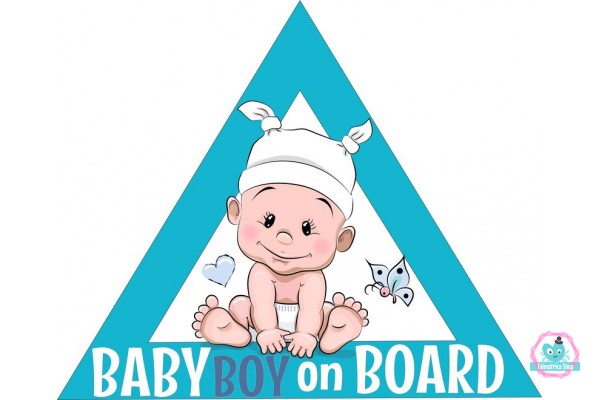 Baby Boy on board kisfiú babamatrica