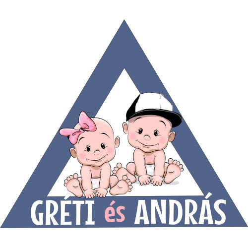 Iker névre szóló babamatrica (lány, fiú) Iker névre szóló babamatrica (lány, fiú)