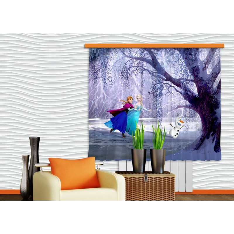 Jégvarázs függöny, lány szobába | 180 cm x 160 cm