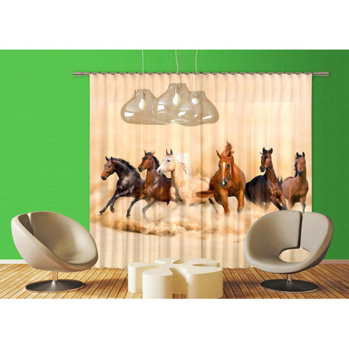 Lovas nagy sötétítő függöny