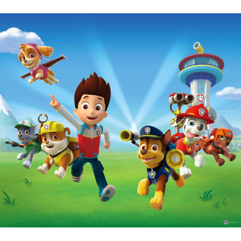 Mancs őrjárat gyerekfüggöny | 180 cm x 160 cm