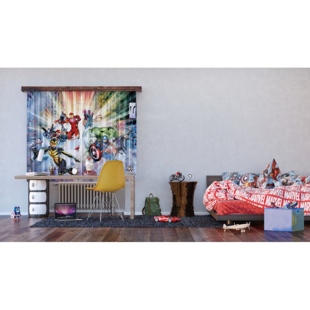 Marvel Bosszúállók függöny, gyerek | 180 cm x 160 cm