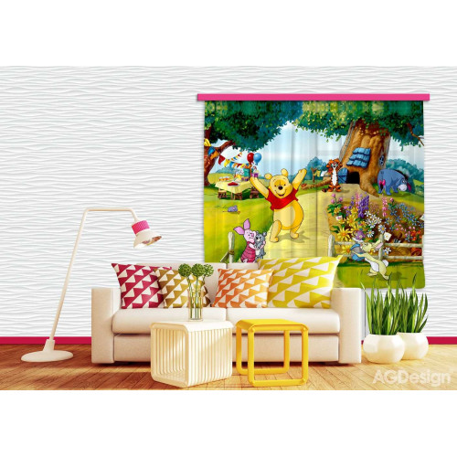 Micimackó és barátai függöny | 180 cm x 160 cm