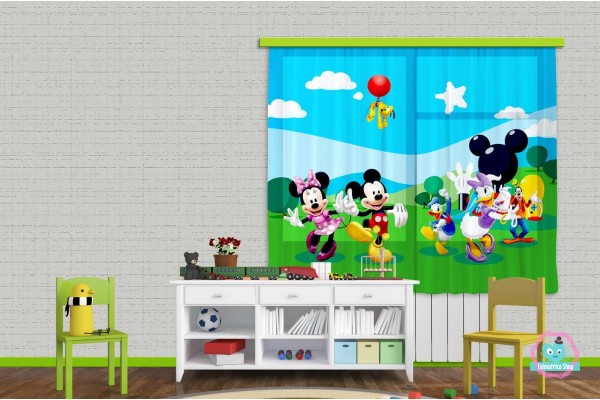 Minnie, Mickey függöny | 180 cm x 160 cm 
