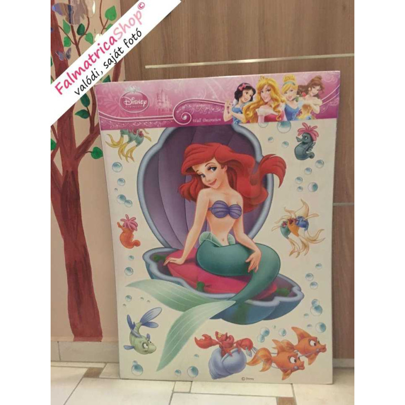 Ariel a kis hableány falmatrica | 42,5 cm x 65 cm