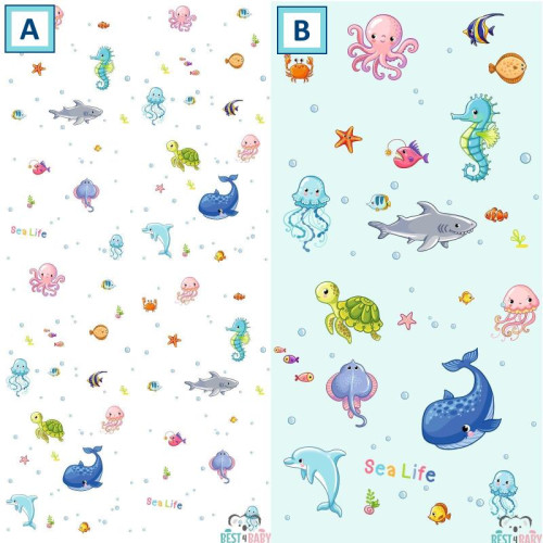 Delfines tapéta, óceán állatos, vízi | 50 cm x 250 cm