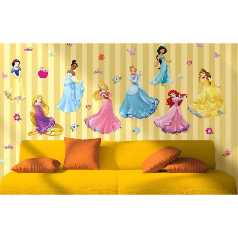 Hercegnők fal matrica | 85 cm x 65 cm