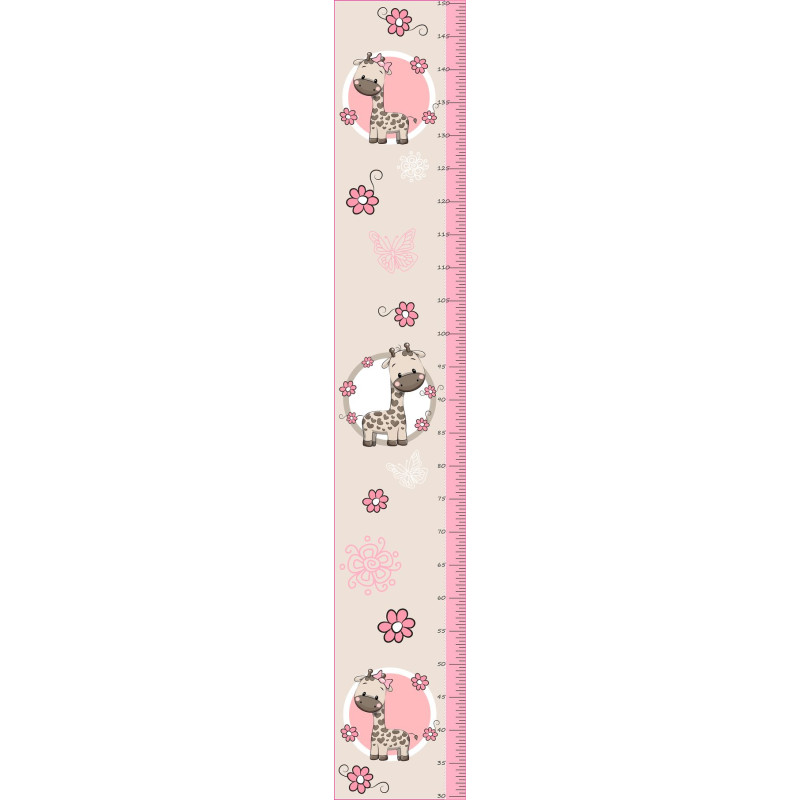 Zsiráfos magasságmérős matrica | 150 cm magasságig Zsiráfos magasságmérős matrica | 150 cm magasságig