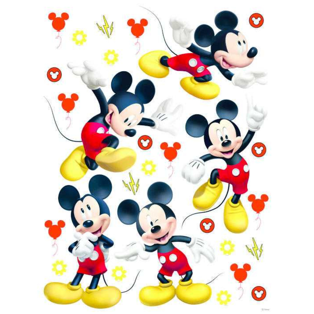 Disney Mickey egeres gyerek falmatrica | 30 cm x 30 cm