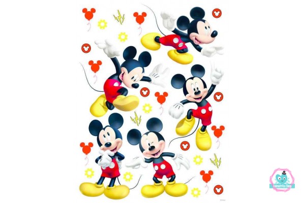 Disney Mickey egeres gyerek falmatrica |  30  cm x 30 cm