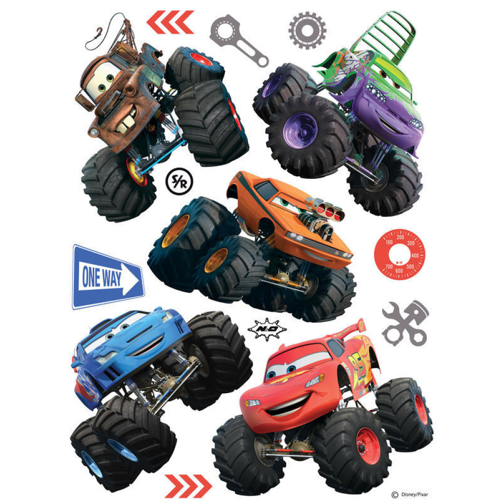 Verdás, Monster truck falmatrica | 85 cm x 65 cm Verdás, Monster truck falmatrica | 85 cm x 65 cm