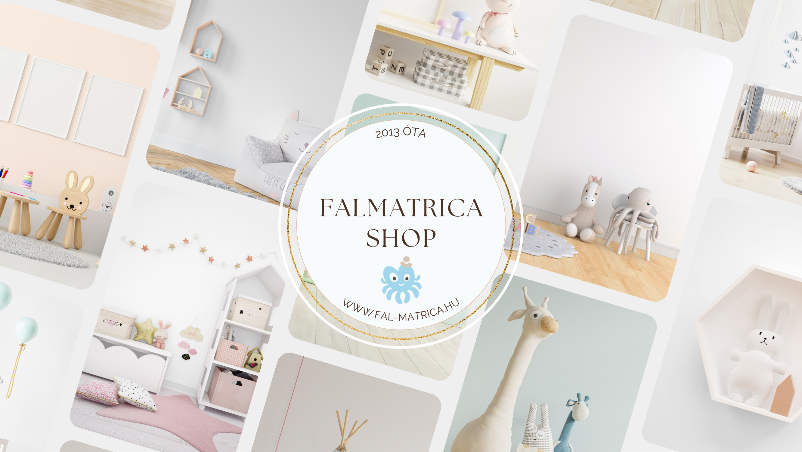 Gyerekszoba Falmatrica Shop - Gyerekszoba dekorációk kislányoknak és kisfiúknak